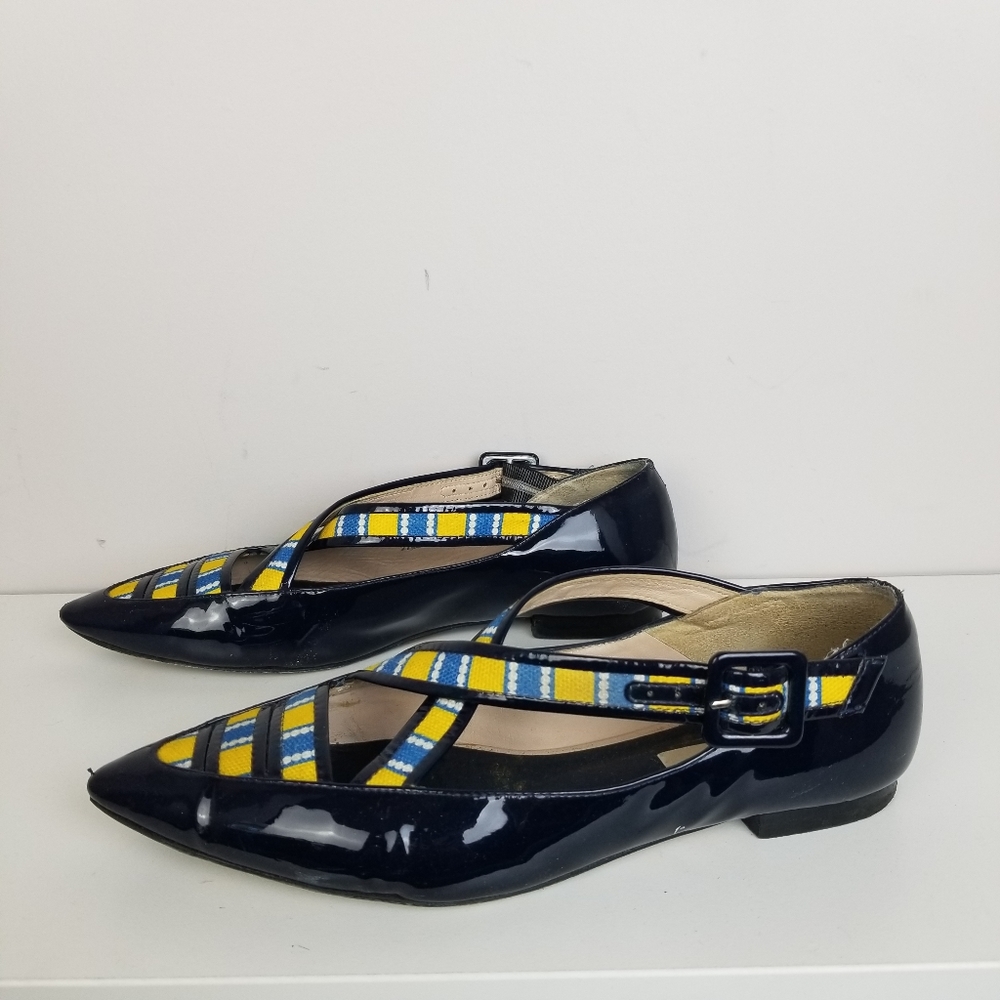LK Bennett patent leather pointed flats - Picture 4 of 6